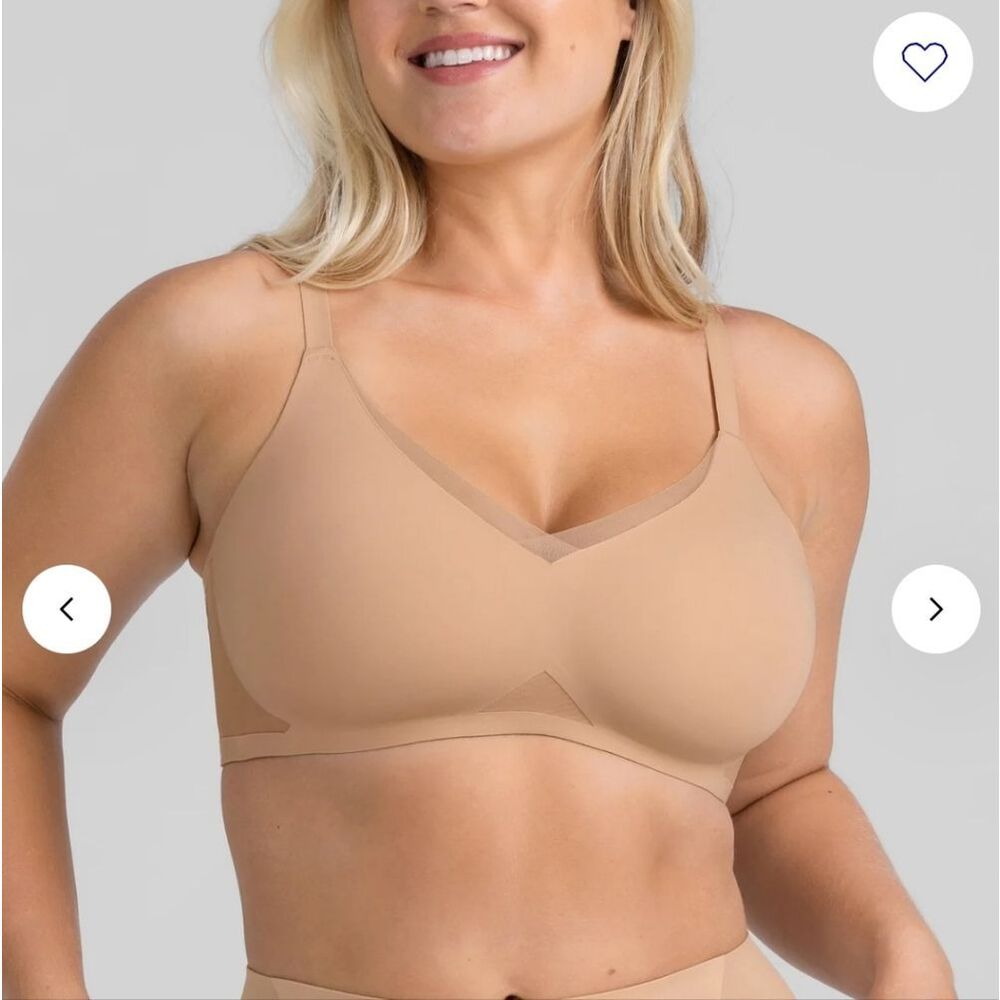 Honeylove CrossOver Contour Bra White Size 2X